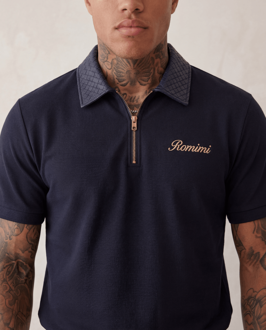 Adam Sport Polo - Black/Black - Adult - S - Romimi