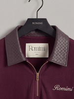 Adam Sport Polo - Burgundy/Navy - Adult - S - Romimi