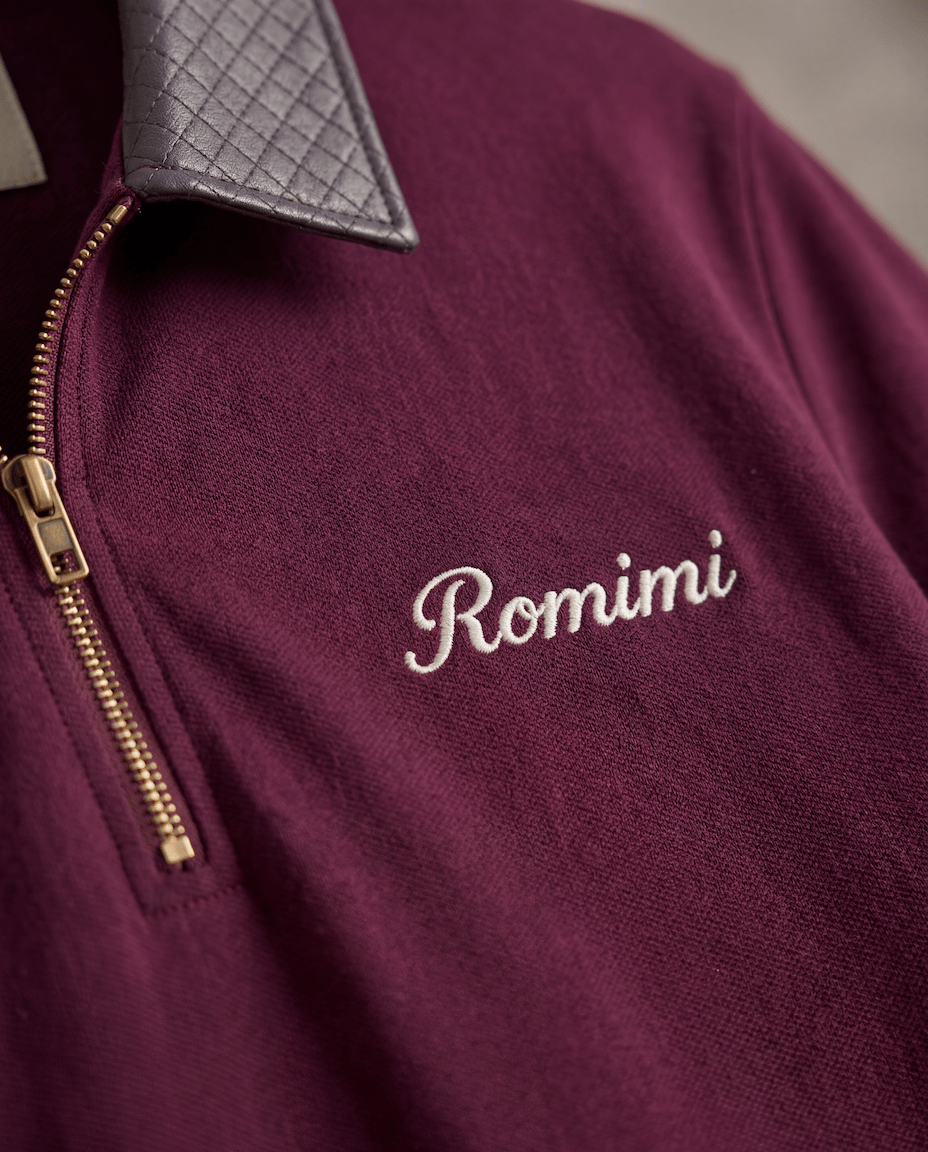 Adam Sport Polo - Burgundy/Navy - Adult - S - Romimi