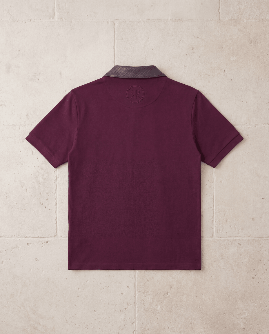 Adam Sport Polo - Burgundy/Navy - Adult - S - Romimi
