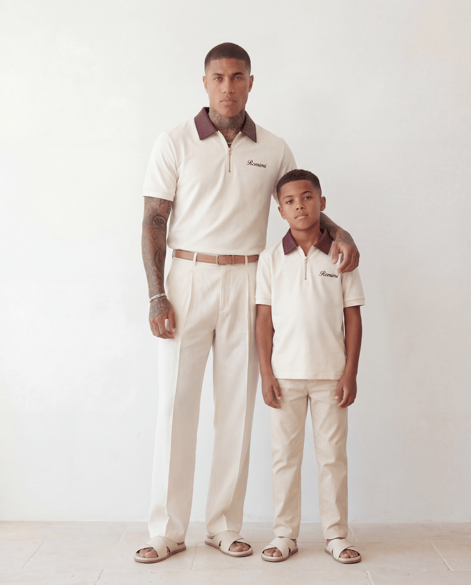 Adam Sport Polo - Cream/Burgundy - Adult - S - Romimi