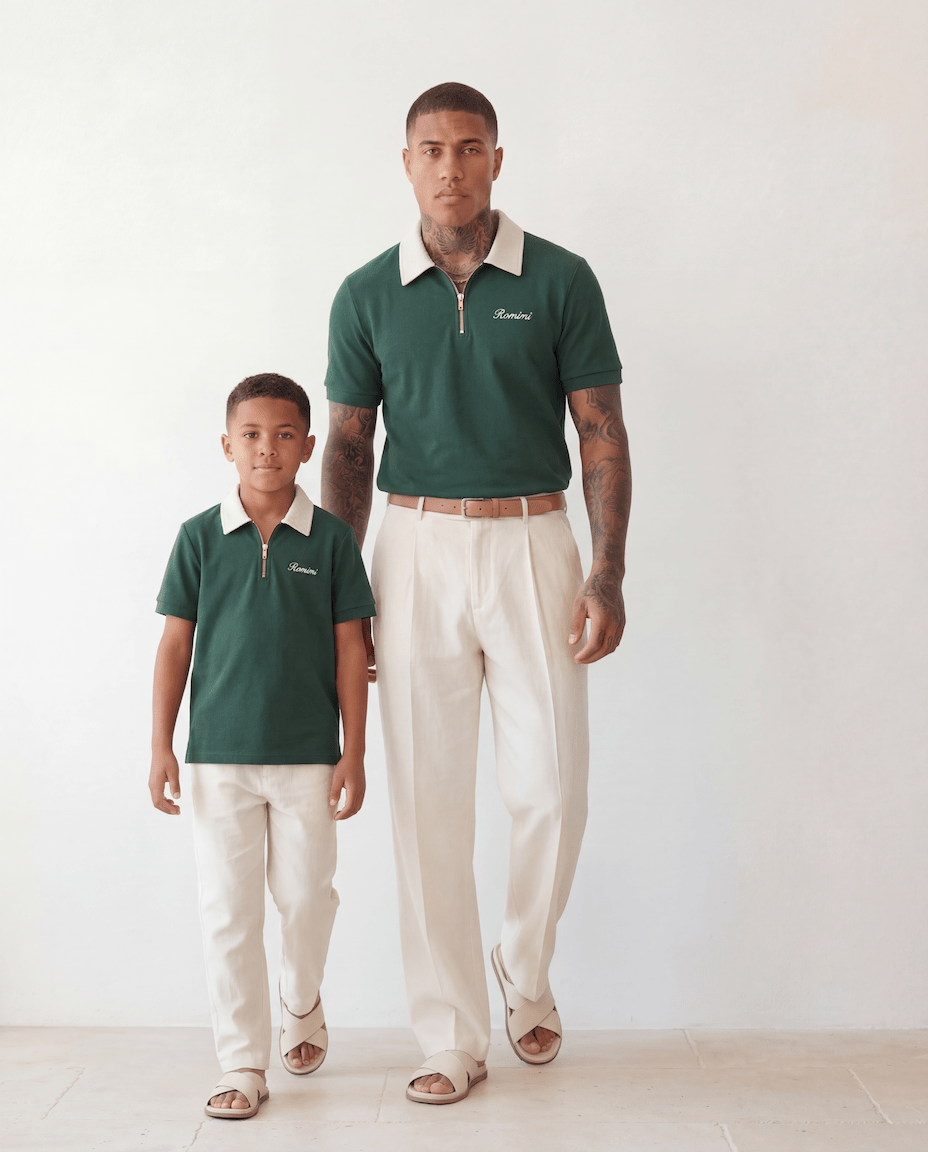 Adam Sport Polo - Forest Green/Cream - Adult - S - Romimi