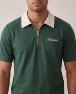 Adam Sport Polo - Forest Green/Cream - Adult - S - Romimi