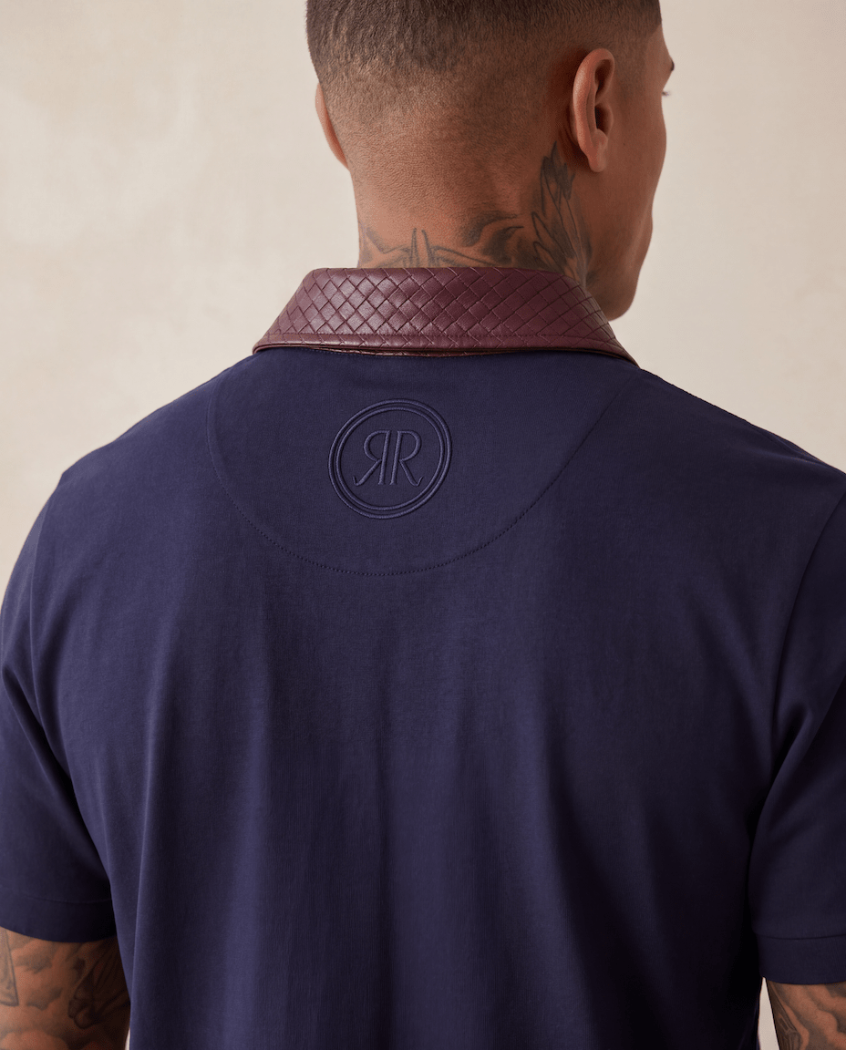 Adam Sport Polo - Navy/Brown - Adult - S - Romimi