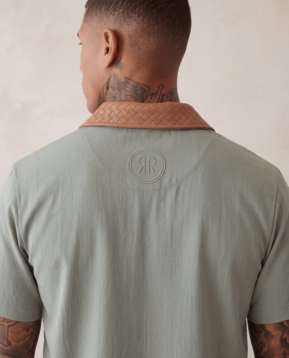 Adam Sport Polo - Sage Green/Brown - Adult - S - Romimi