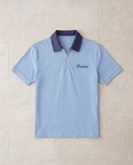 Adam Sport Polo - Sky Blue/Navy - Adult - S - Romimi