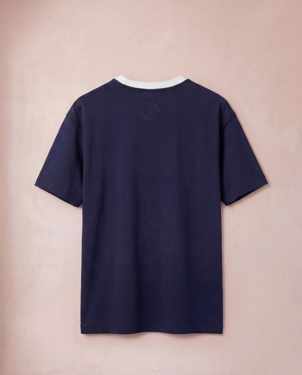 Alexandre Contrast Collar Tee - Adult - S - Romimi
