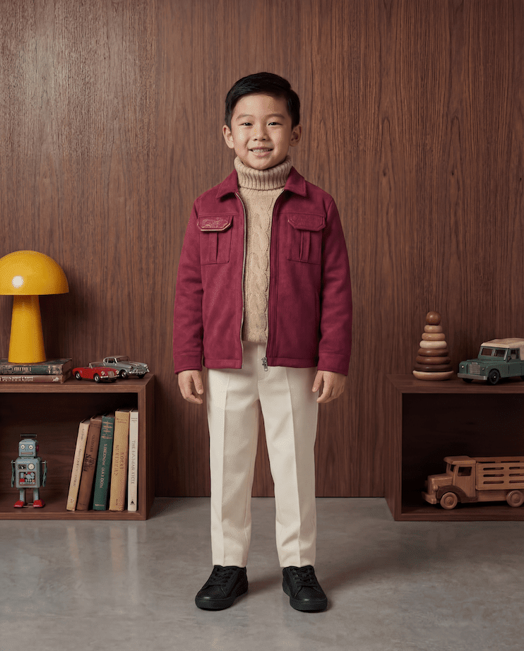 Atelier Suede Jacket - Boy - 3 - 4 years - Romimi