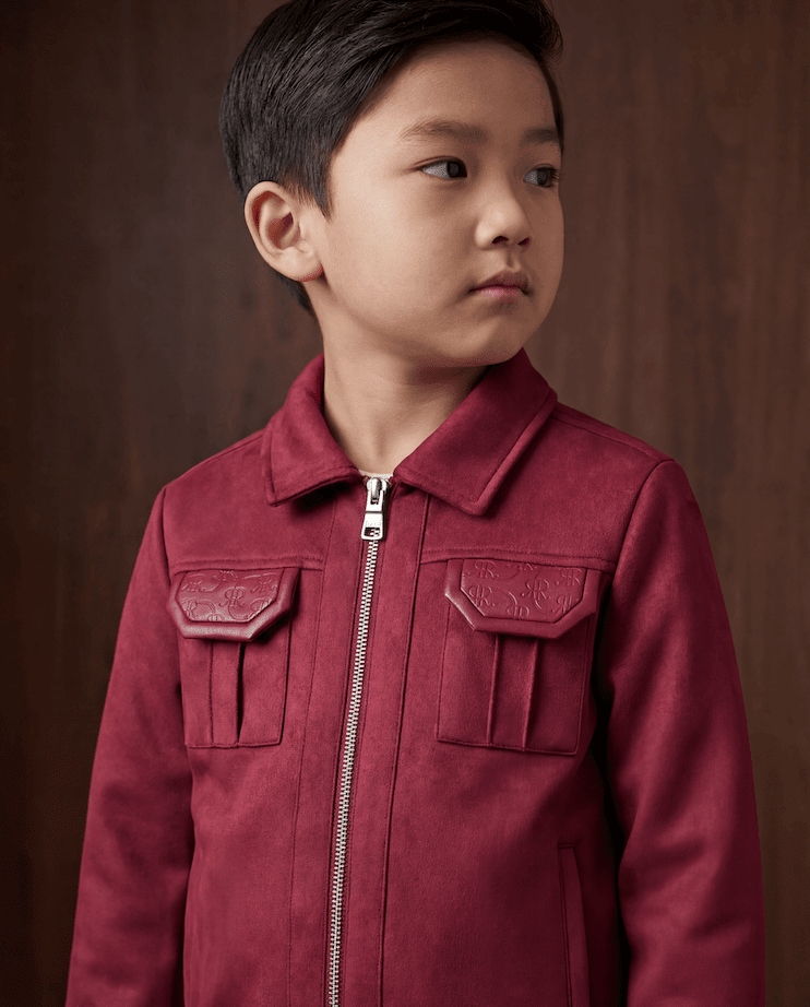 Atelier Suede Jacket - Boy - 3 - 4 years - Romimi