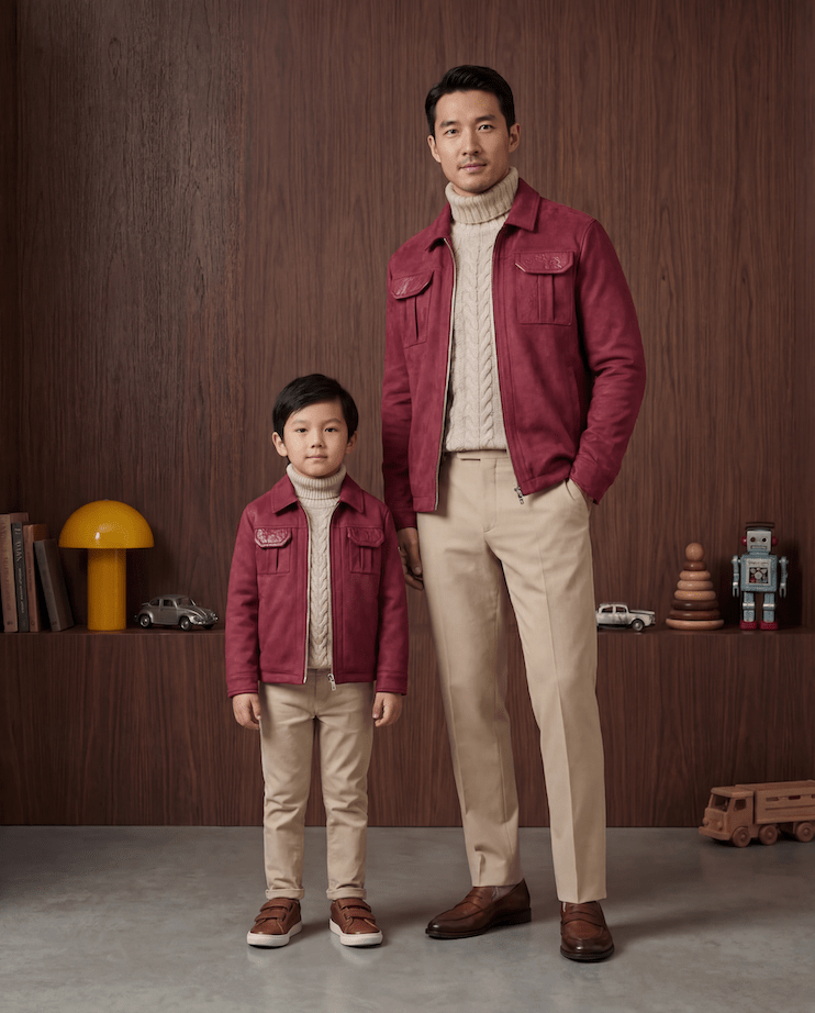 Atelier Suede Jacket - Boy - romimi - matching outfits romimi