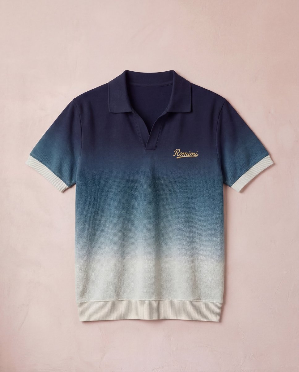 Gabriel Ombré Knitted Polo - Adult - S - Romimi