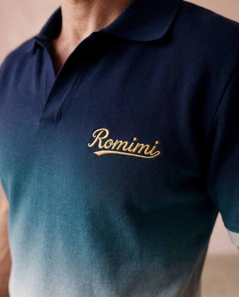 Gabriel Ombré Knitted Polo - Adult - S - Romimi