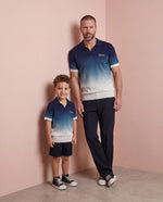 Gabriel Ombré Knitted Polo - Adult - S - Romimi