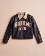 Jordi Biker Leather Jacket - Black - Adult - S - Romimi