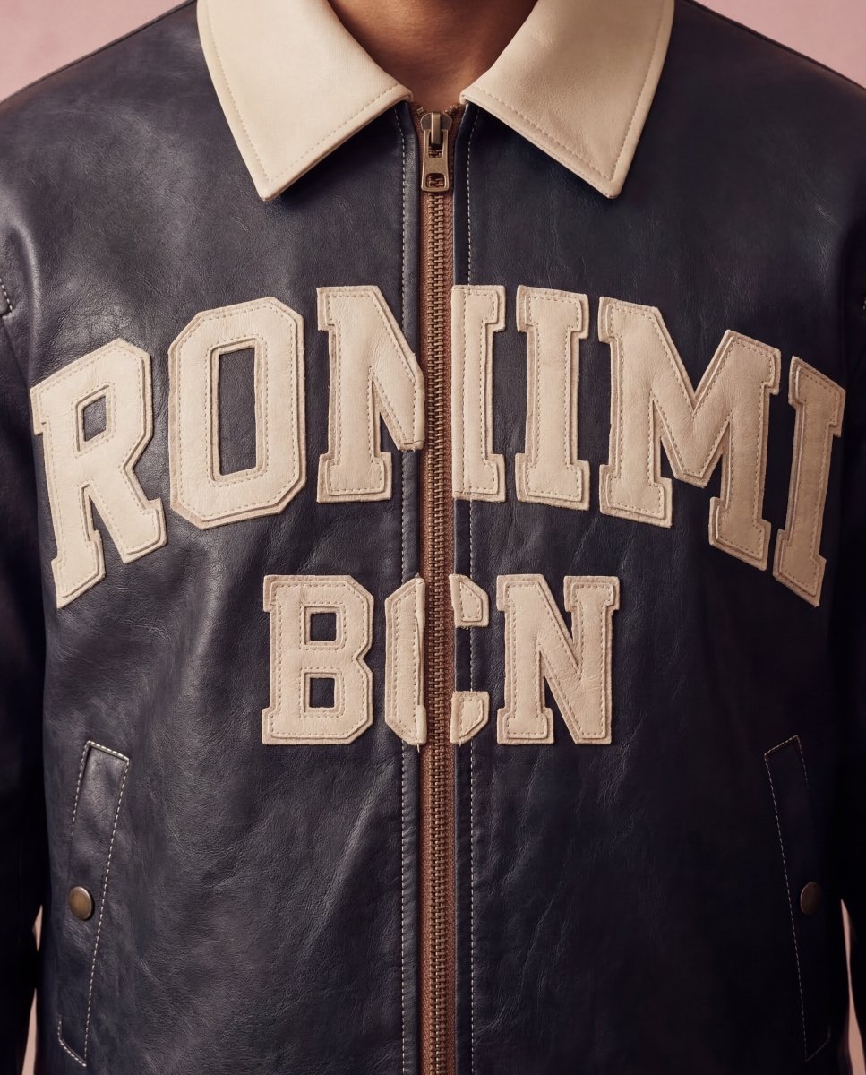 Jordi Biker Leather Jacket - Black - Adult - S - Romimi