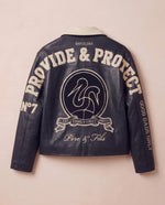 Jordi Biker Leather Jacket - Black - Adult - S - Romimi