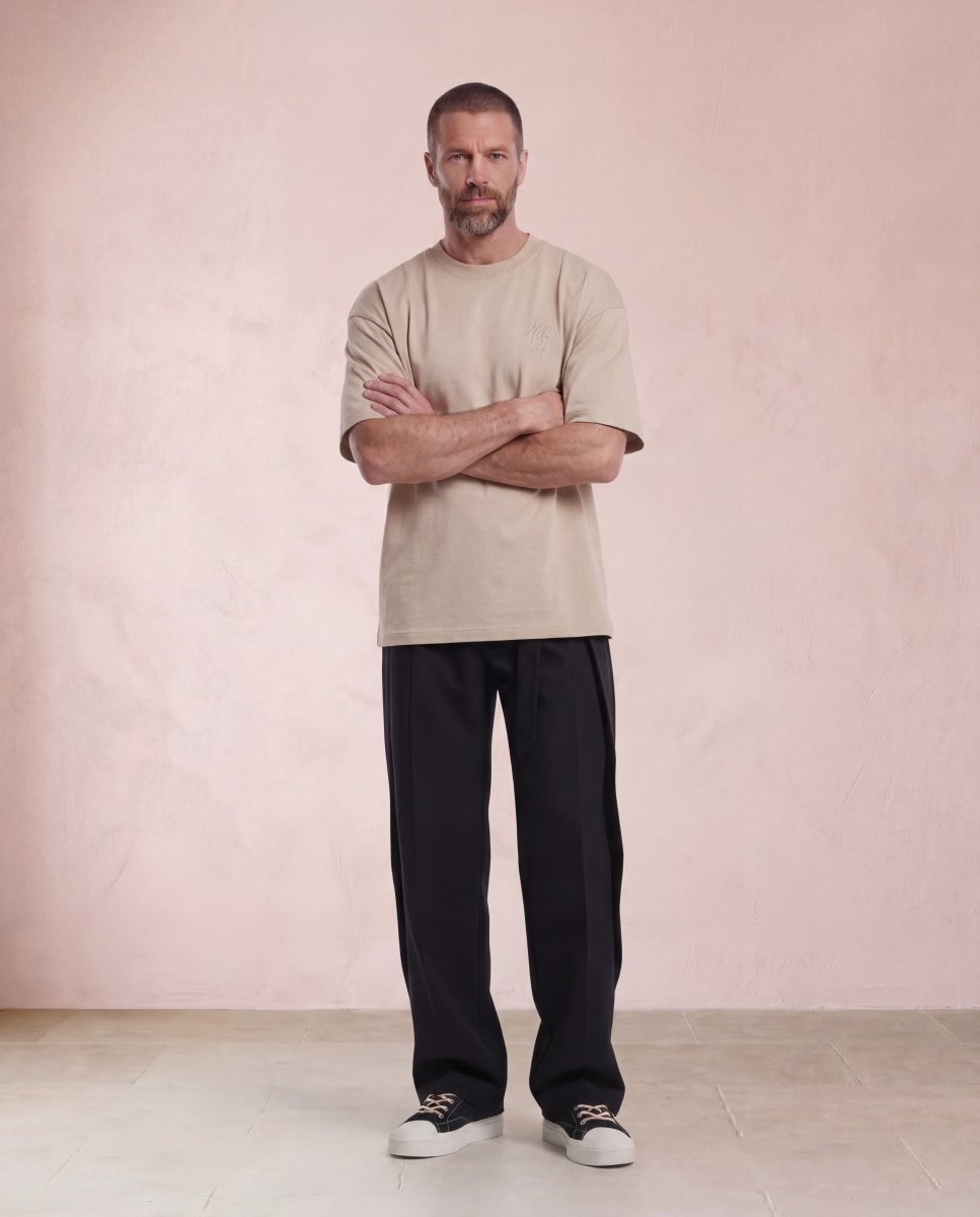 Marcel Oversized Logo Tee - Adult - S - Romimi