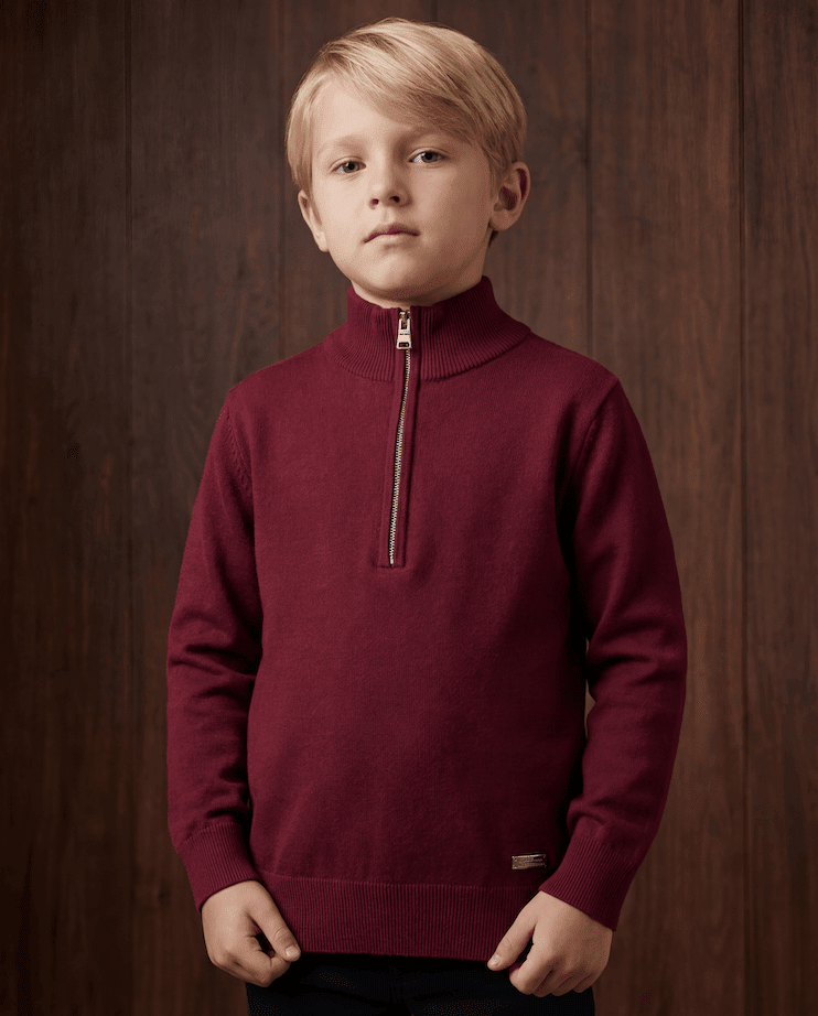 Merino Heritage Quarter - Zip - Boy - 3 - 4 years - Romimi
